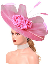 Elegant Big Flower Women's Fascinators For Party, Dinner And Outdoors Events