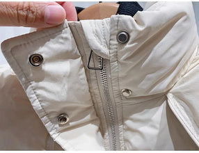 Winter Jacket Women Parkas 2024 New Short Hooded Cotton Padded Jacket Casual Warm  Parka Female Outwear Ladies Top