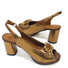 Italian Rhinestone Decoration Women's Shoes And Bag Set