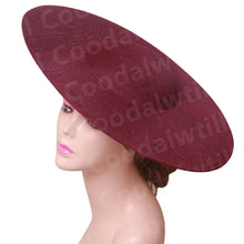 40CM Big Fascinators Base DIY Hair Accessories Hat Women Derby Wedding Headpiece Ladies Church Race Maillinery Cap Supplies