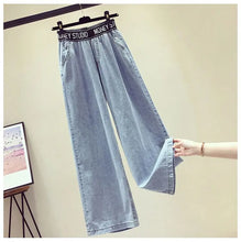 2025 Summer New Stitched Chiffon Shirt Female Set Elegant Women's Jeans Casual Blouse Two Piece Set Ladies Tracksuits