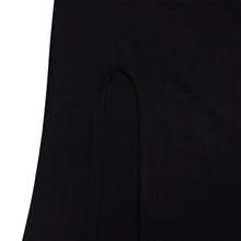 Elegant Sexy Side Slit Long Dress For Women Independent Stand Trade Clothing One-character Collar Leaf Sleeves Evening Dress
