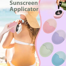 Sun Screen Applicator for Kids and Adults, Portable Refillable Applicator Roller With Replacement Sponge Sun Lotion Applicator