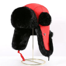 Unisex Soft Outdoor Windproof Super Warm Faux Fur Bomber Hats