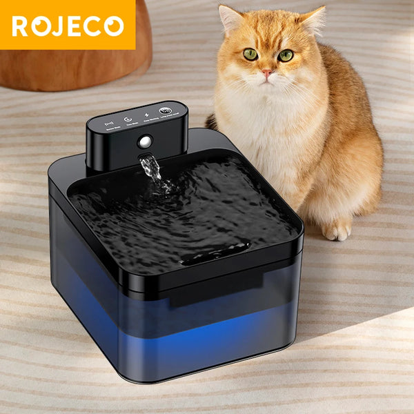 Wireless Automatic Cat Water Fountain 2600mAh Dispenser For Dog And Cat