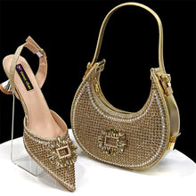2025 Elegantly Sky Blue Women's Shoe and Bag Set for Parties and Weddings - Luxurious Heeled Pumps and Handbag for Nigeria