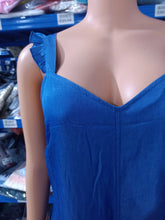 Women's Jumpsuit 2023 Summer Fashion Sleeveless Frill Hem Shirred Casual Sweetheart Neck Plain Wide Leg Long Flared Leg Jumpsuit