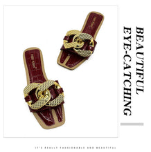 High Quality PU Purses And Sandals Sets Flat Shoes And Bag Set Matching Handbags For Women Slippers Flip Flops Women Shoes