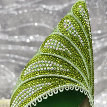 Venus Chan 2025 New Shoes and Bag to Match Orange Colour Pointed-Toe Diamond-Studded Party Women's High Heels Ms. Banguet Scene