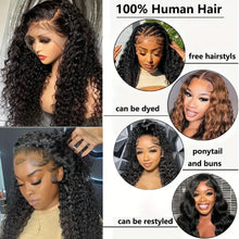 Wear And Go Best Water Wave 13x4 HD Lace Frontal Wig Wet Glueless Deep Water Cheap Wigs On Clearance Sale Human Hair 180% Wig