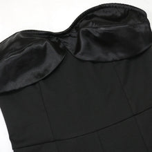 Jumpsuits Strapless Women Sleeveless Sexy Rompers One Piece Overalls Slim Fit Long Pant Ruffles Patchwork Elegant Lady