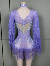 Stage Latin dance cha-cha dance practice suit stretch slim skirt fringe flash small diamond pearl design suit
