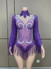 Stage Latin dance cha-cha dance practice suit stretch slim skirt fringe flash small diamond pearl design suit