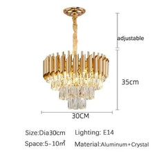 Creative Luxury Crystal Chandelier Rectangular Restaurant Pendant Lights Modern LED Living Room Lamp Lustre Home Elegant Fixture