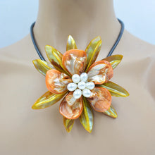 new !!  Latest Design Shell Flowers Wedding Crystal Necklace Women Fashion Necklace  20