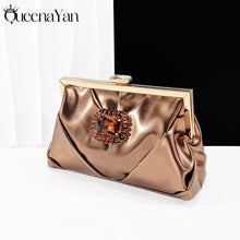 Queena Yan High-end Matching! Elegant Women's Shoes and Bag Shiny Big Rhinestone Wedding OL Luxury Fashion Shoes Good Quality