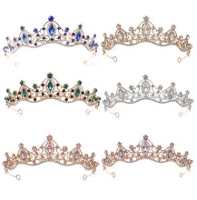 Girl's birthday tiara bridal wedding hair accessories Korean simple wedding dress children's performance tiara accessories.
