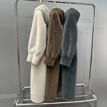 Women's Single Breasted Thick Hooded Winter Jacket