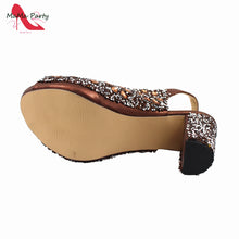 2024 Fashion New Arrivals INS Hot Sale Full Crystal Shinning Shoes and Bag Set for Dress in Red Color Sandals Christmas Party