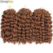 Ombre Jumpy Red Ginger Wand Curls Crochet Hair 1B 27 30 350 613 Purple Grey Colors jamaican twist braiding Hair 20 Strands/Pack