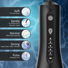 Water Flosser Professional For Teeth, Gums, Braces, Dental Care, Electric Power With 5 Settings, 5 Tips For Multiple Users