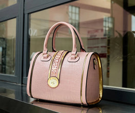 Large-capacity Women's Boston Barrel Handbags