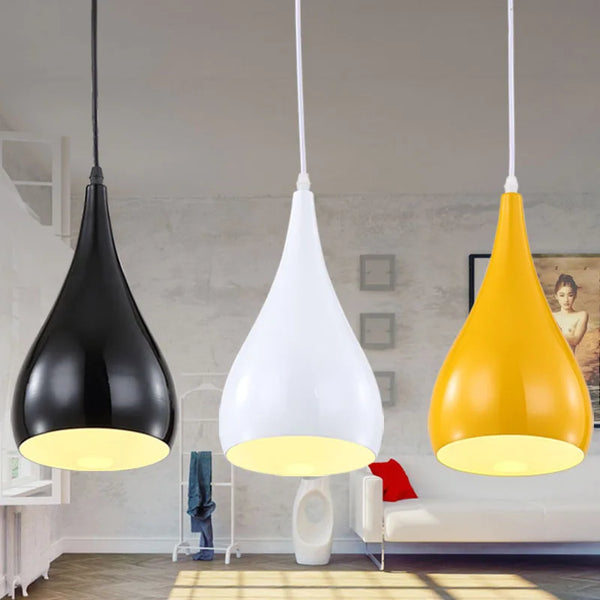 Mengjay Pendant Lamp Industrial Hanging Lamp in Trendy Colours Modern Metal Pendant Light in Cheerful Design Creative Light