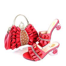 Women's Italian Shoe and Bag Set For Party And Weddings