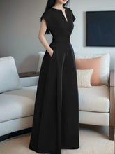 Women Party Elegant Jumpsuits Summer Spring Wide Leg Rompers Solid Color Wide Leg Playsuits Holiday Chic Sleeveless Overall