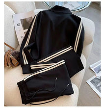 Spring and Autumn Leisure Fashion Sports Set New High end Western Style Coat Wide Leg Pants Two piece Set pant sets women pants