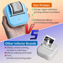 AT42 Portable Mini Thermal Label Printer Home Photo Printer Student Wrong Question Printer Mini Label Printer Price Tag,A