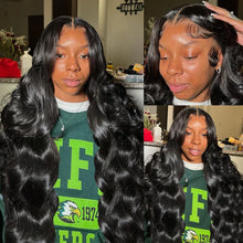 Body Wave Lace Front Human Hair Wig 30 40 Inches 200 Density Brazilian Remy 13x6 Transparent Hd Lace Frontal Wigs For Women