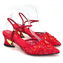 Italian Design Three-Dimensional Women's Bags And Ladies Heel Shoes