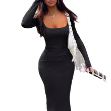 Fashionable Solid Color Mini Checkered Dress Elegant Long Skirt Women's Clothing Comfortable Fit And Flare Style