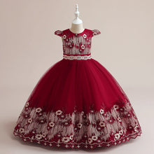 Flower Girl Dress Princess Elegant Children Party Long First Communion Kids Clothes For Teen Children Wedding Birthday Vestidos