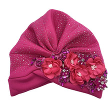 Elegant African Turban Cap with Shiny Rhinestone Ready to Wear Nigeria Auto Gele Headtie Party Women's Head Wrap Bonnet Turbante