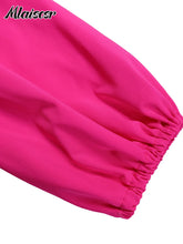 Mlaiscsr Causal Solid 2 Piece Set Women V Neck Loose Fit Tops and Legging Jogger Pants Suit Stretwear Birthday Tracksuits Outfit