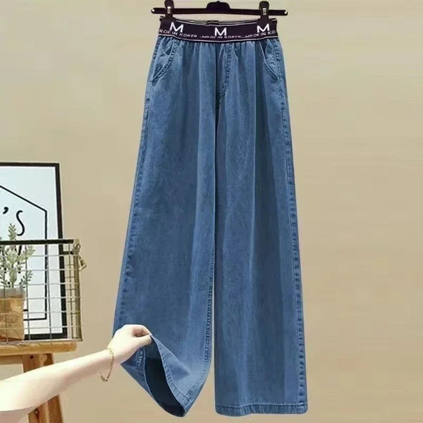 Fashion plus Size Women's Summer Casual Set Patchwork Fake Two-Piece Shirt Slimming with Pants Two-Piece Set Skirt Ensemble