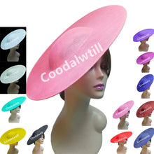 40CM Big Fascinators Base DIY Hair Accessories Hat Women Derby Wedding Headpiece Ladies Church Race Maillinery Cap Supplies