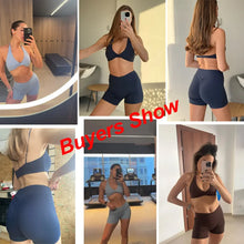 Butt Lifting Sports Set Shorts Gym Exercise Clothes Women's Yoga Suit For Fitness Short and Underwear Training Workout Tracksuit