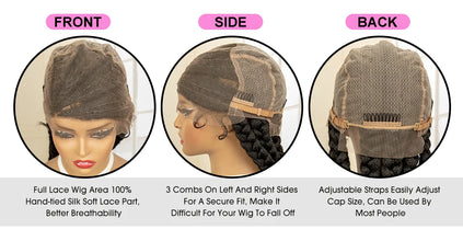 36 inches Synthetic Full Lace Wig for Black Women Braided Wig Lace Frontal Box Braids Wig Women Synthetic Braided
