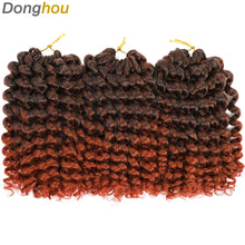 Ombre Jumpy Red Ginger Wand Curls Crochet Hair 1B 27 30 350 613 Purple Grey Colors jamaican twist braiding Hair 20 Strands/Pack