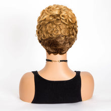 Brazilian Human Hair Short Afro Curly Pixie Cut Wig