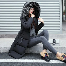 Women's Long down Hooded Jacket