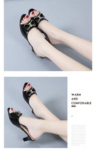 Summer Female Sandals Women Slippers Sexy Open Toe Fish Mouth Slippers  Ladies Rhinestone Bowknot Slides Shoes Plus Size 42