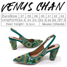 Spot Goods Elegant Streamlined Pointed Toe Women's Shoes Matching Flower Basket Handbag Party Women's Shoes And Bag Set