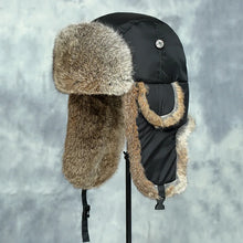 Unisex Soft Outdoor Windproof Super Warm Faux Fur Bomber Hats