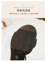 Girls' Sandals Summer New High Heel Soft-soled Princess Shoes Fashion Bow Roman Sandals Open Toe Children's Shoes J279