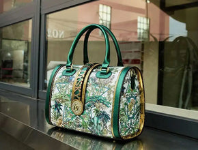 Large-capacity Women's Boston Barrel Handbags