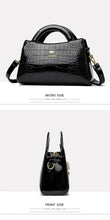 KAIDIFEINIROO Kangaroo Brand Alligator Pu Leather Shoulder Crossbody Bag Clutch Hand Bags for Mother Small Women Handbags New